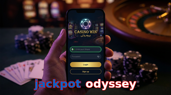 Main screen of Jackpot Odyssey login page for PK players