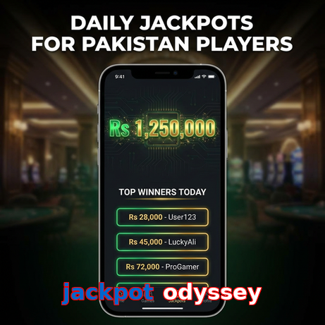 Game list for Jackpot Odyssey win section